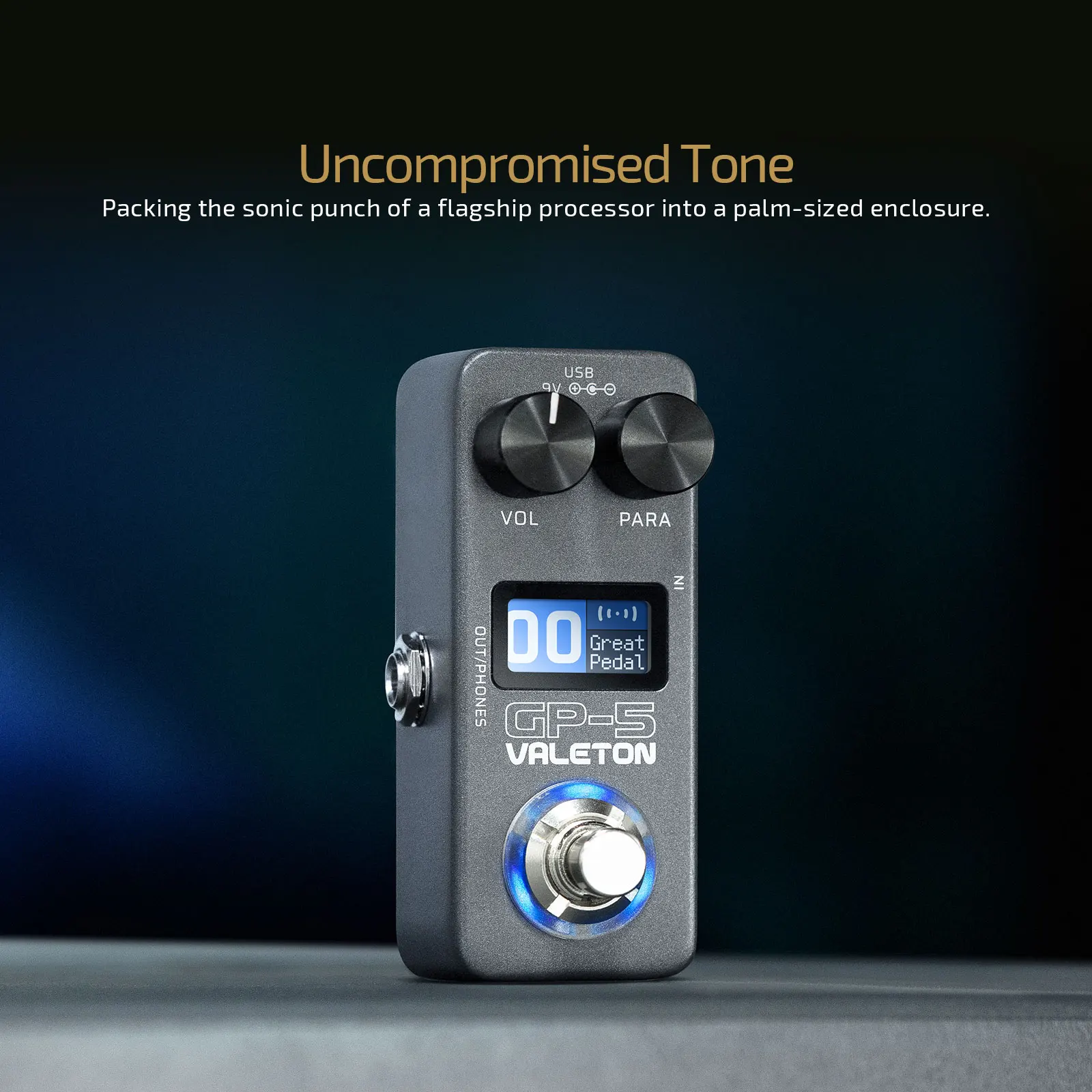 VALETON GP-5 Super Compact Multi-Effects Processor NAM/IR Loader Guitar Bass Pedal English Version Shipping From US