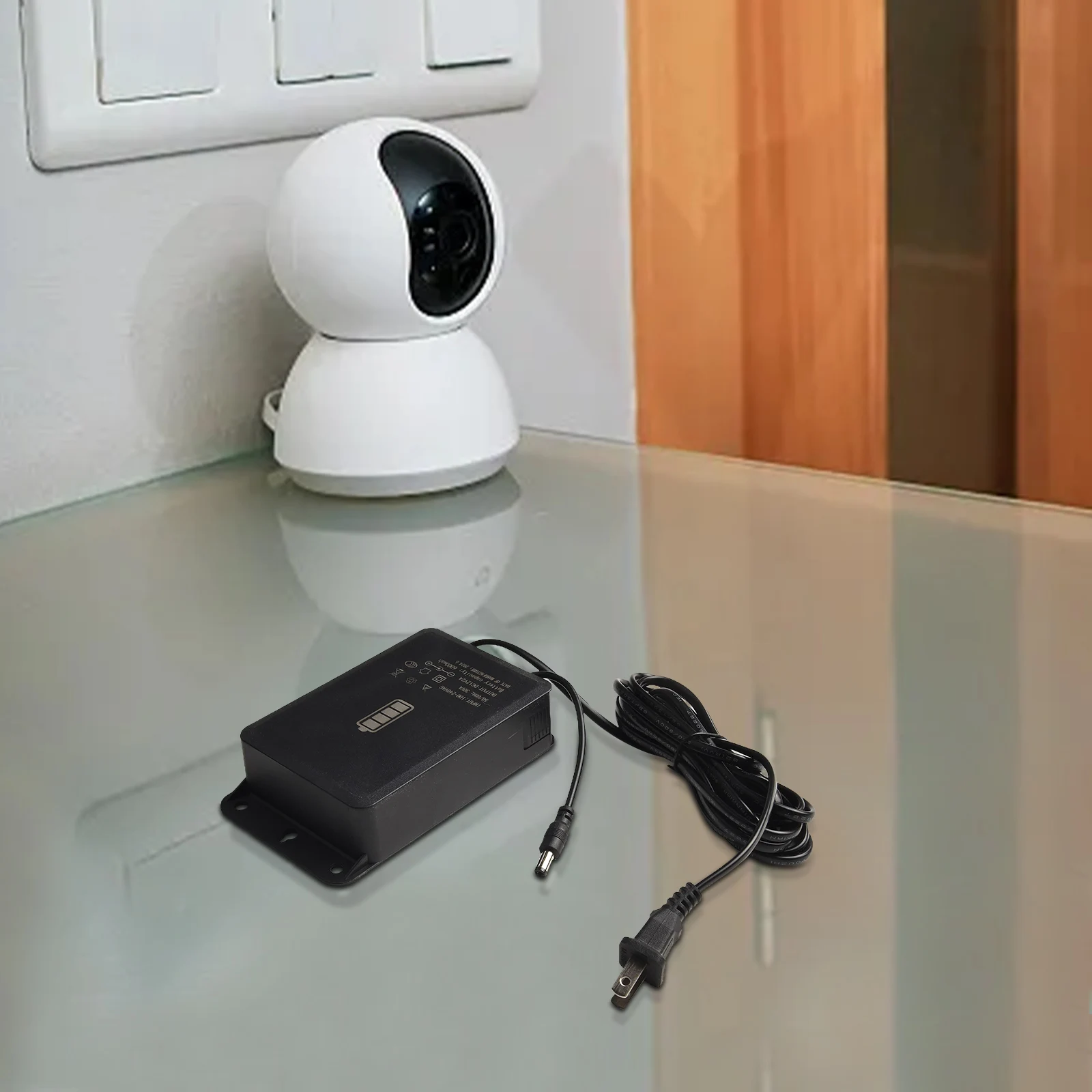 

Easy To Install 12V2A Power Adapter 12V UPS Adapter Fireproof Shell Flame-retardant Shell For Outdoor Monitoring