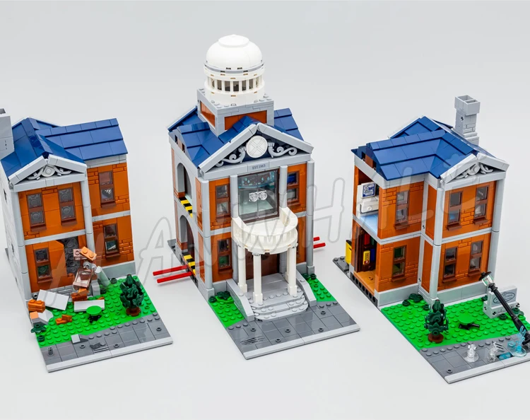 3093pcs Super Revengers X-Mansion 2-level Modular Institute for Higher Learning 16294 Building Blocks Toy Compatible With Model