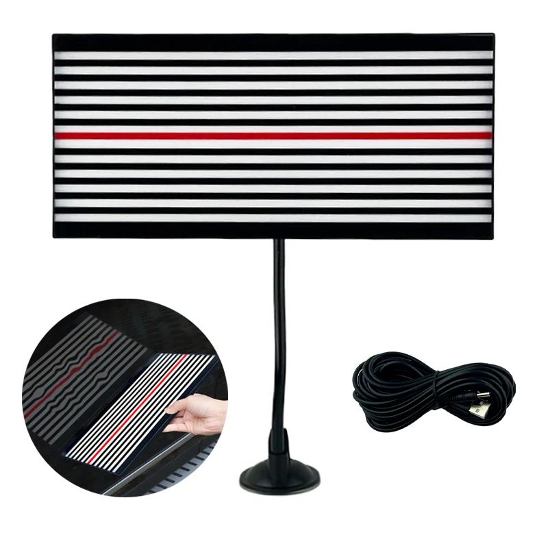 Car Dent Repair Tool High-Intensity Reflection LED Reflector Lamp Kits Checking Line Board Reflector Set Dent Removal