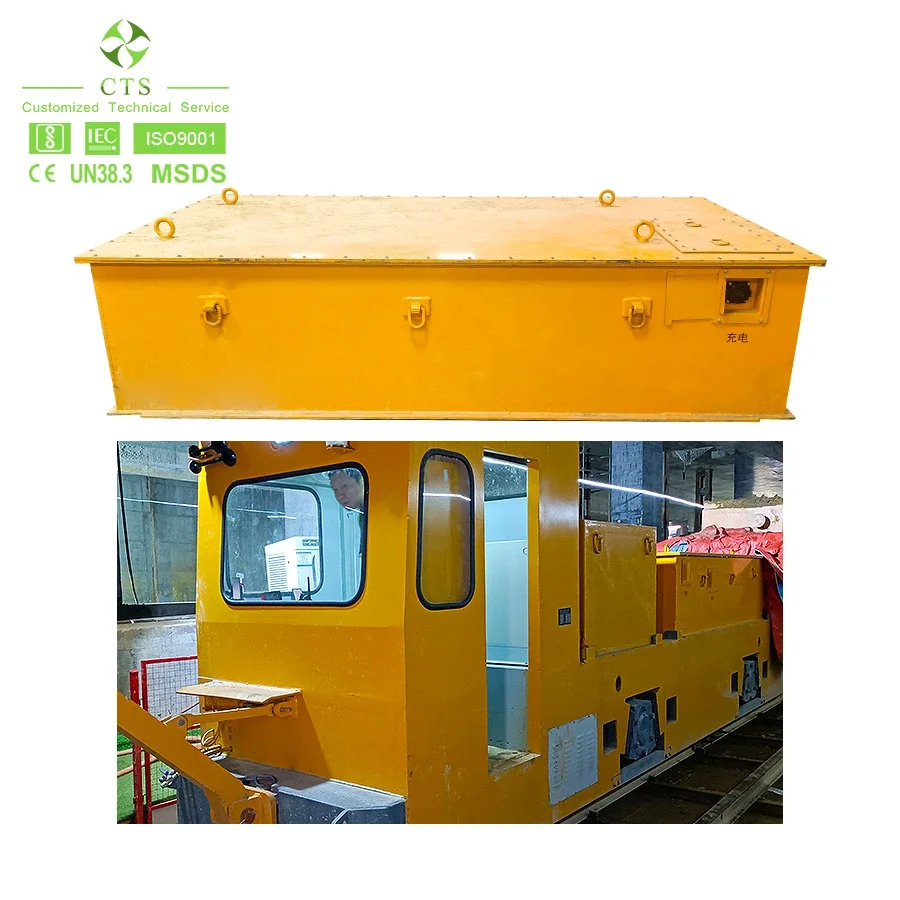 Batteria al litio personalizzata 537v 420ah Lifep4 per trattore nel tunnel