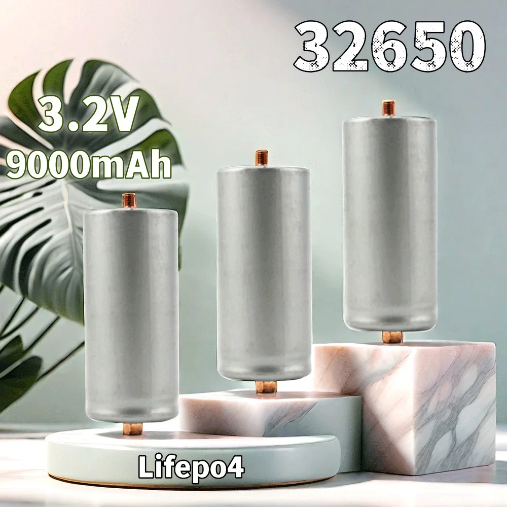 

32700 Battery Lifepo4 9000 Mah 3.2 V Rechargeable Battery with Screw LiFePO4 for Electric Bike Battery Pack, 32700 32650