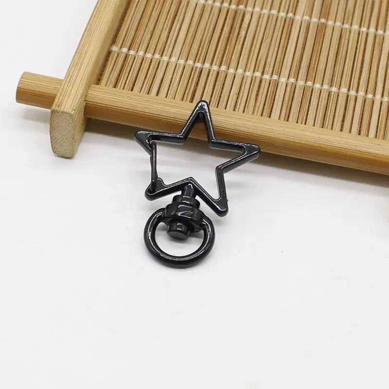 5/10pcs Rotatable Keychains Swivel Lobster Clasp Buckle Hook Metal Key Chains DIY For Clothing Bag Charm Accessories
