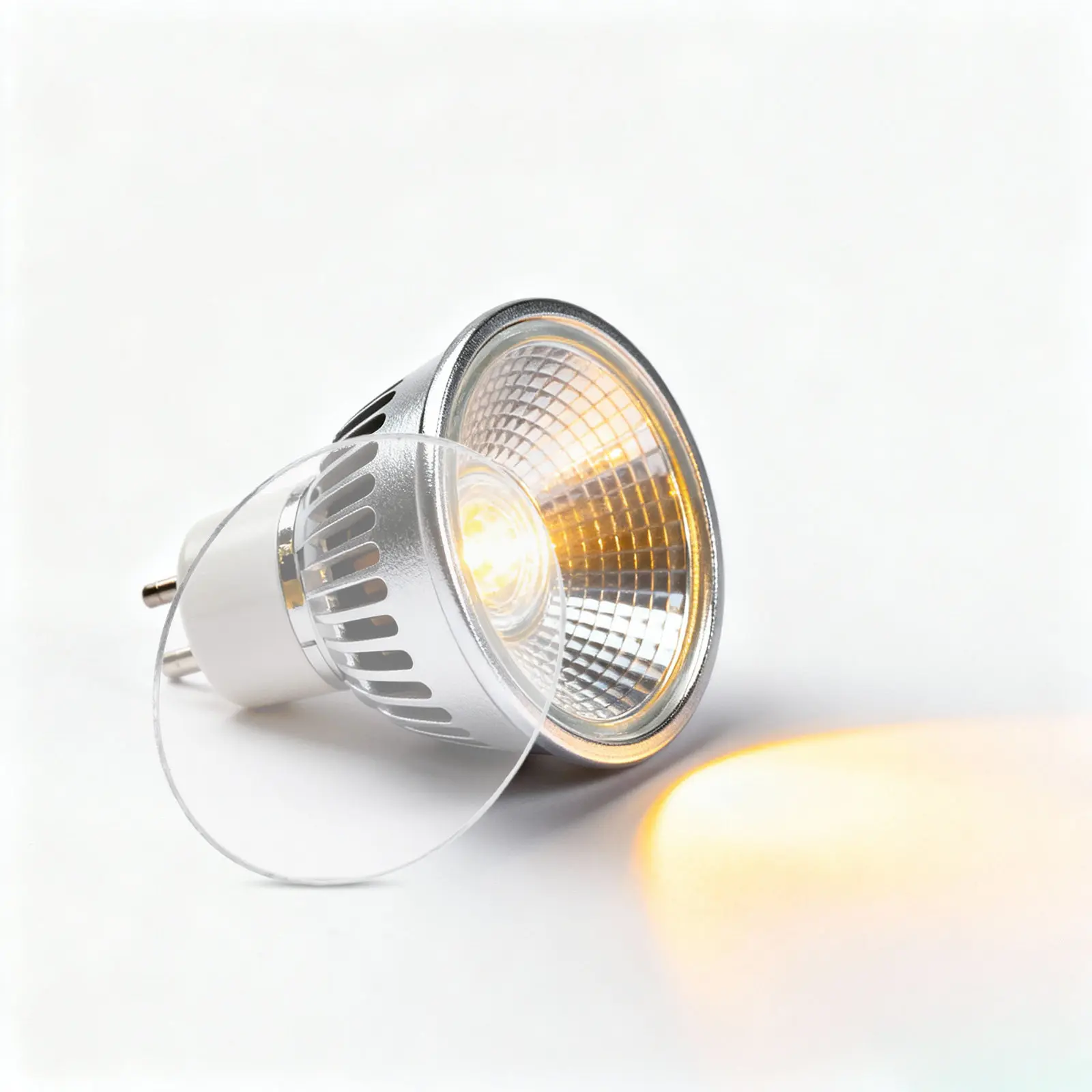 

20 шт. прозрачных стеклянных колпаков для прожекторов, изогнутые купольные линзы для ландшафтного освещения MR16 GU10, для уличных ламп