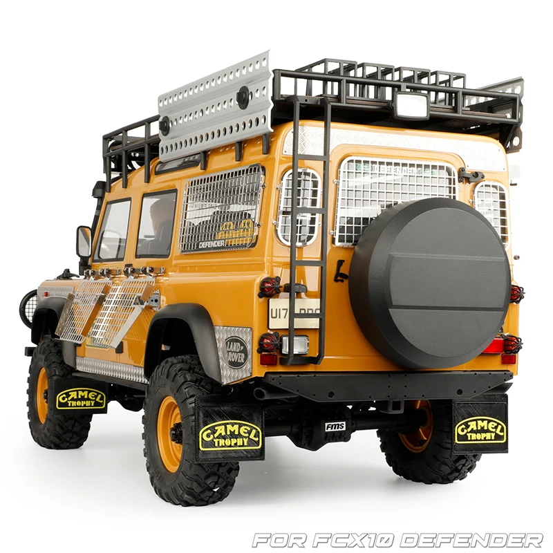 อุปกรณ์เสริมสำหรับรถบังคับวิทยุ 1/10  แผ่นกันโคลน  ฟิล์มกันโคลน  ท่อไอเสีย สำหรับรถบังคับวิทยุ Traxxas TRX4 Defender FCX10