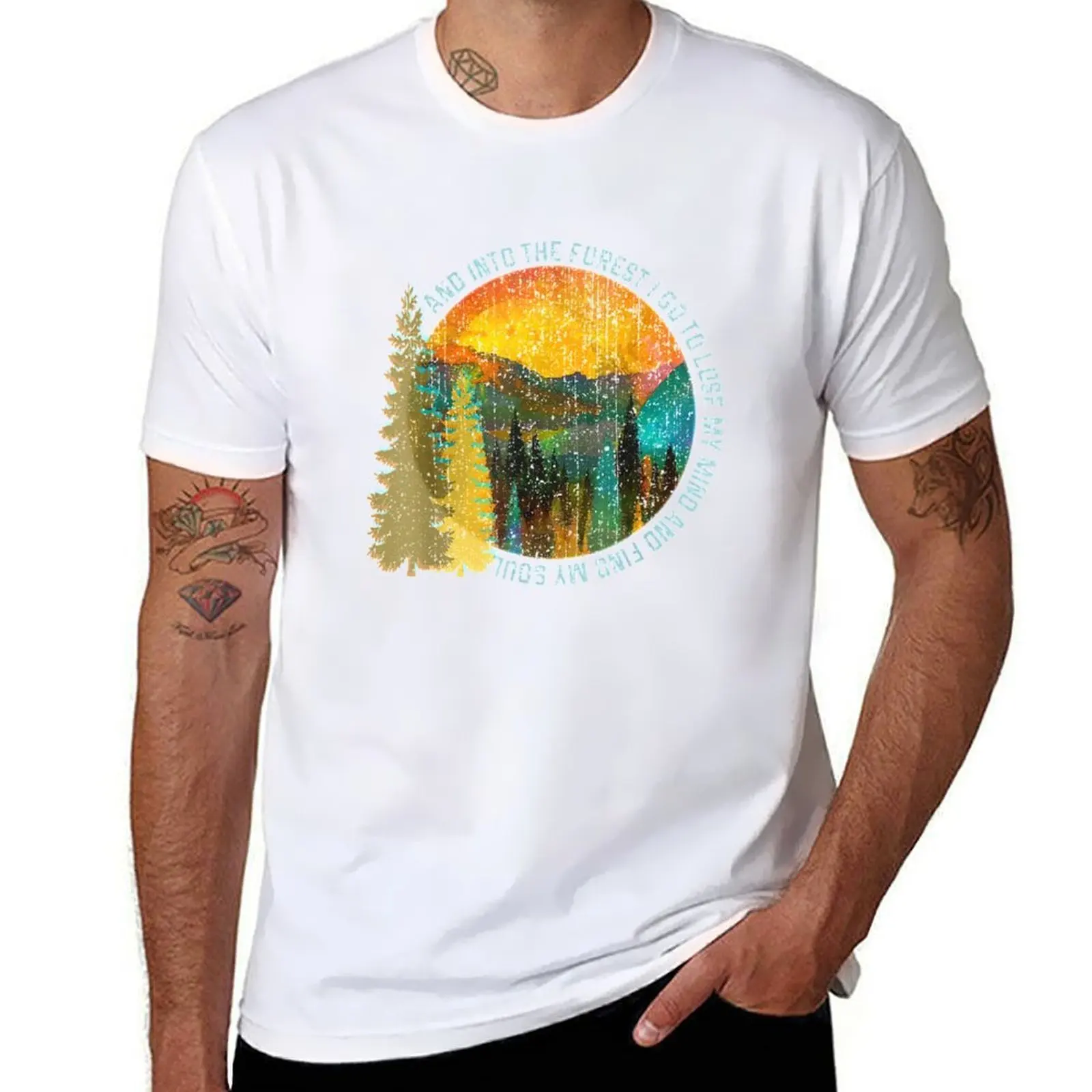 

And into the forest I go to lose my mind and find my soul John Muir T-Shirt t shirts for man cotton t shirts designer T-Shirt