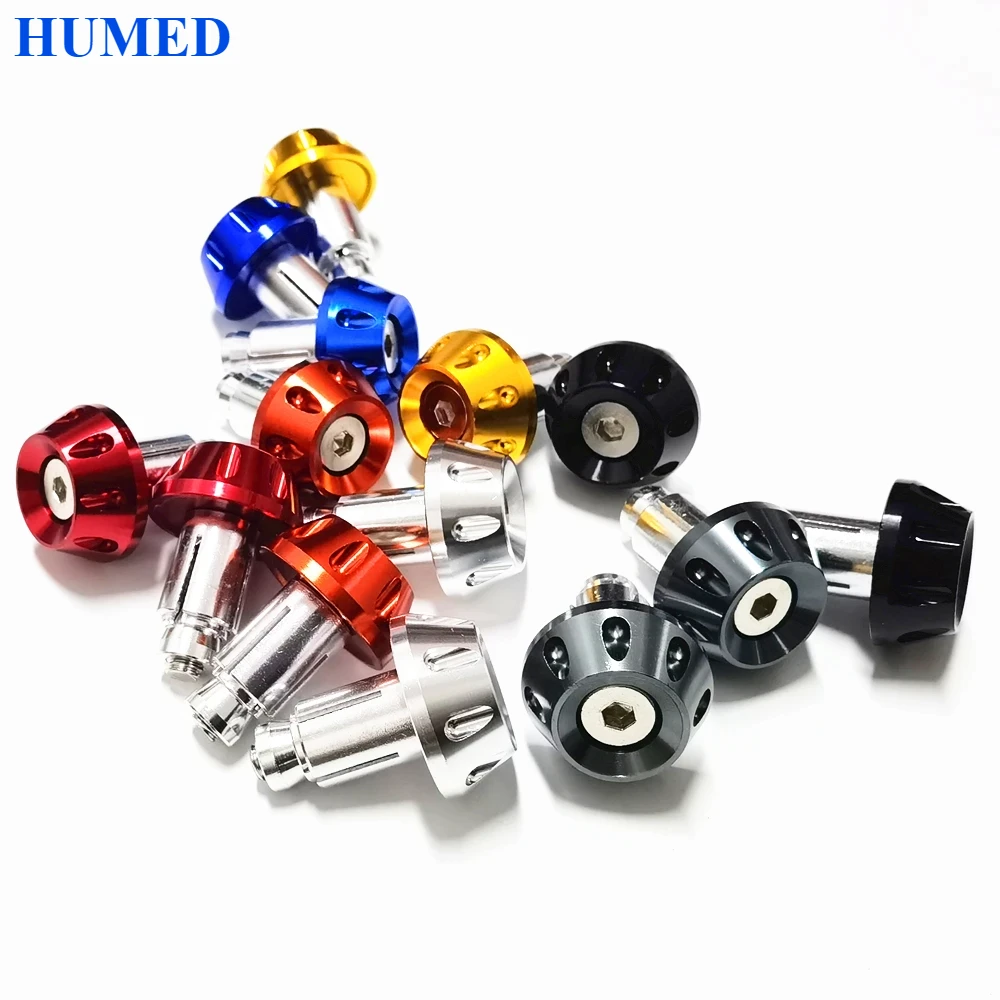 

New 7/8" 22mm Universal Motorcycles Handle Bar End Handlebar Grips ends Sliders Cap Plug Slider Counterweight