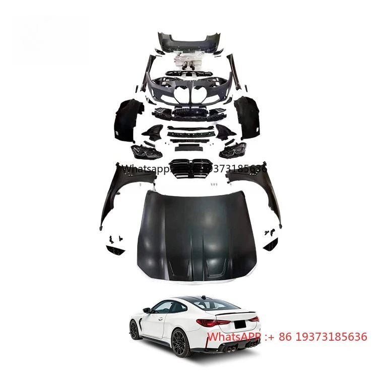 G80/G82 M3/M4 Style Wide Body Kit for BMW 3 Series F30/F32 Old to New G80/G82 M3/M4 Car Bumpers Car Conversion Kit