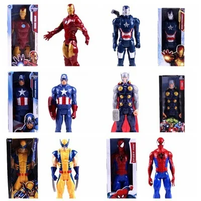 Marvel Legends The Avengers Titan Hero Series Spiderman Black Panther Captain America 12 Inch Action Figure Model Toy