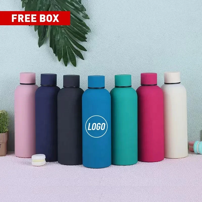 Hot selling 500ml cheap travel double wall insulated stainless steel sport drinking bottle and thermos vacuum flask