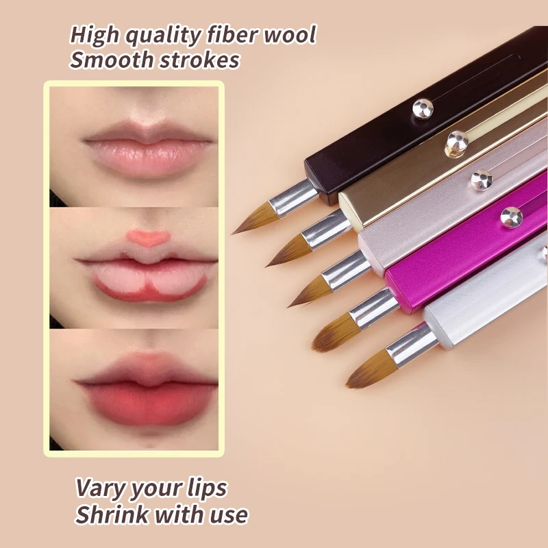 1pc Two-in-One Adjustable Concealer Eyebrow Brush Makeup Lip Brush Eye Makeup Eyebrow Brush Beginner Makeup Brush Tool