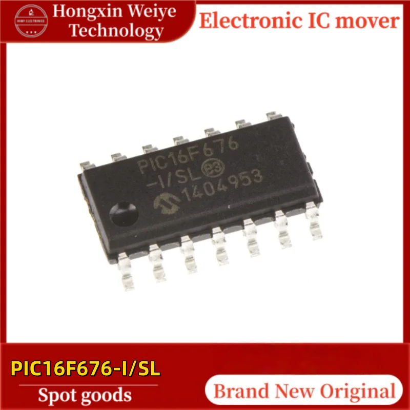 10/20 PCS PIC16F676-I/P DIP-14 Microcontroller MCU 20MHz 1.75KB Brand New In Stock