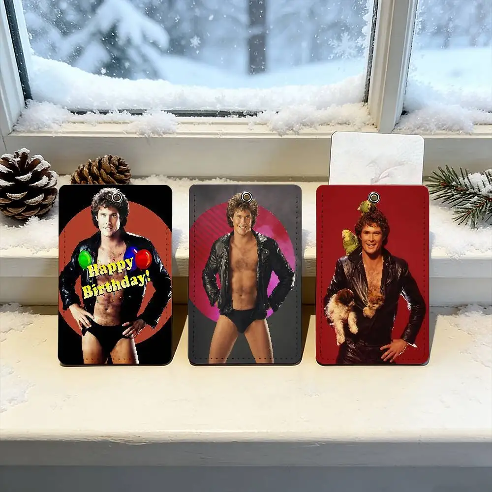 

Куртка David H-Hasselhoff, плавки, защитный чехол для карты доступа в автобусном доме, школьный прямоугольный брелок из искусственной кожи, удостоверения личности, продавцы