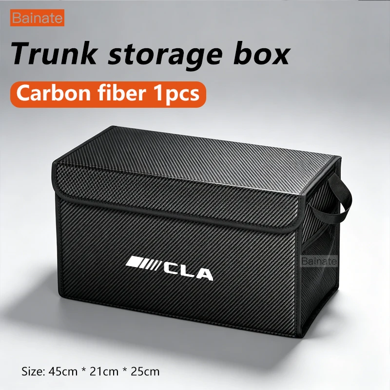 Car Trunk Foldable Storage Box For Mercedes-Benz CLA W168 W169 W176 W177 V177 X156 Folding Storage Bag Auto Interior Accessories