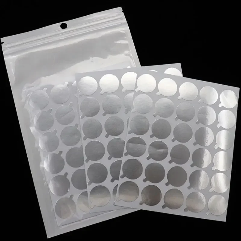 300 pz Usa E Getta Colla Per Ciglia Titolare Lamina Pallet Estensione Del Ciglio Colla Pastiglie Adesivo di Carta Strumenti di Trucco di Bellezza dimensioni 2,1 cm