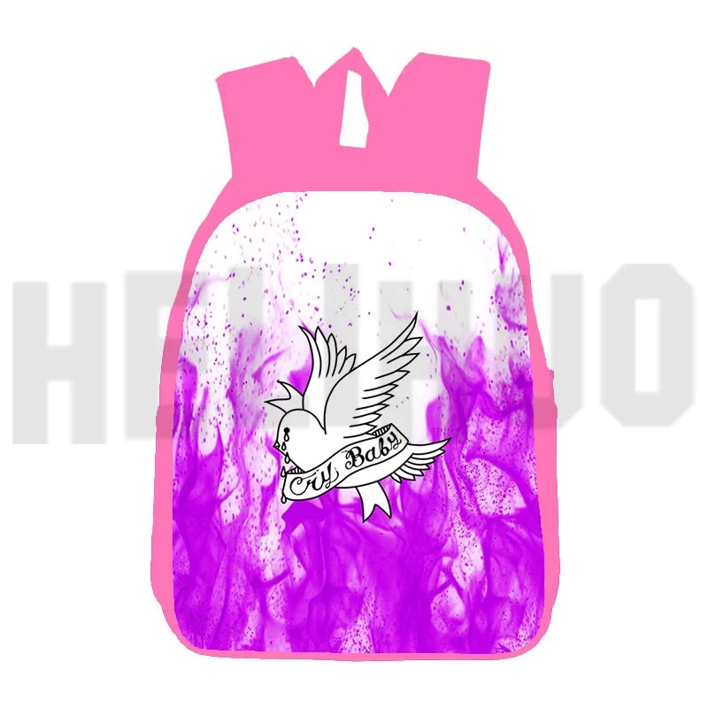 Rapper Lil Peep-mochila escolar con cremallera para estudiantes, bolso multifuncional para ordenador portátil, bolsas urbanas para mujer, 12/16 pulgadas