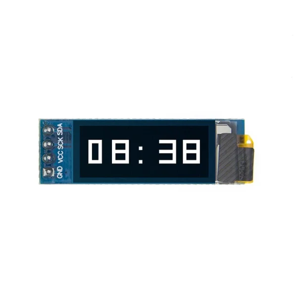 0.91 Inch OLED LCD IIC 12832 LCD Display Module Compatible 3.3V-5V Resolution 128x32