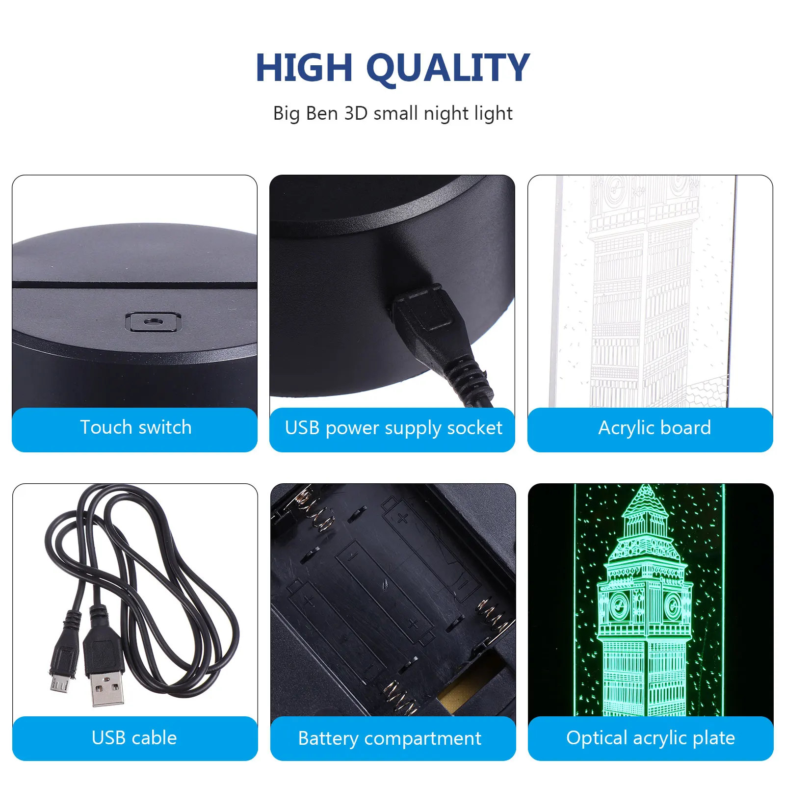 Bedside Light Sleeping Lamp LED Lamp Colorful Night Light