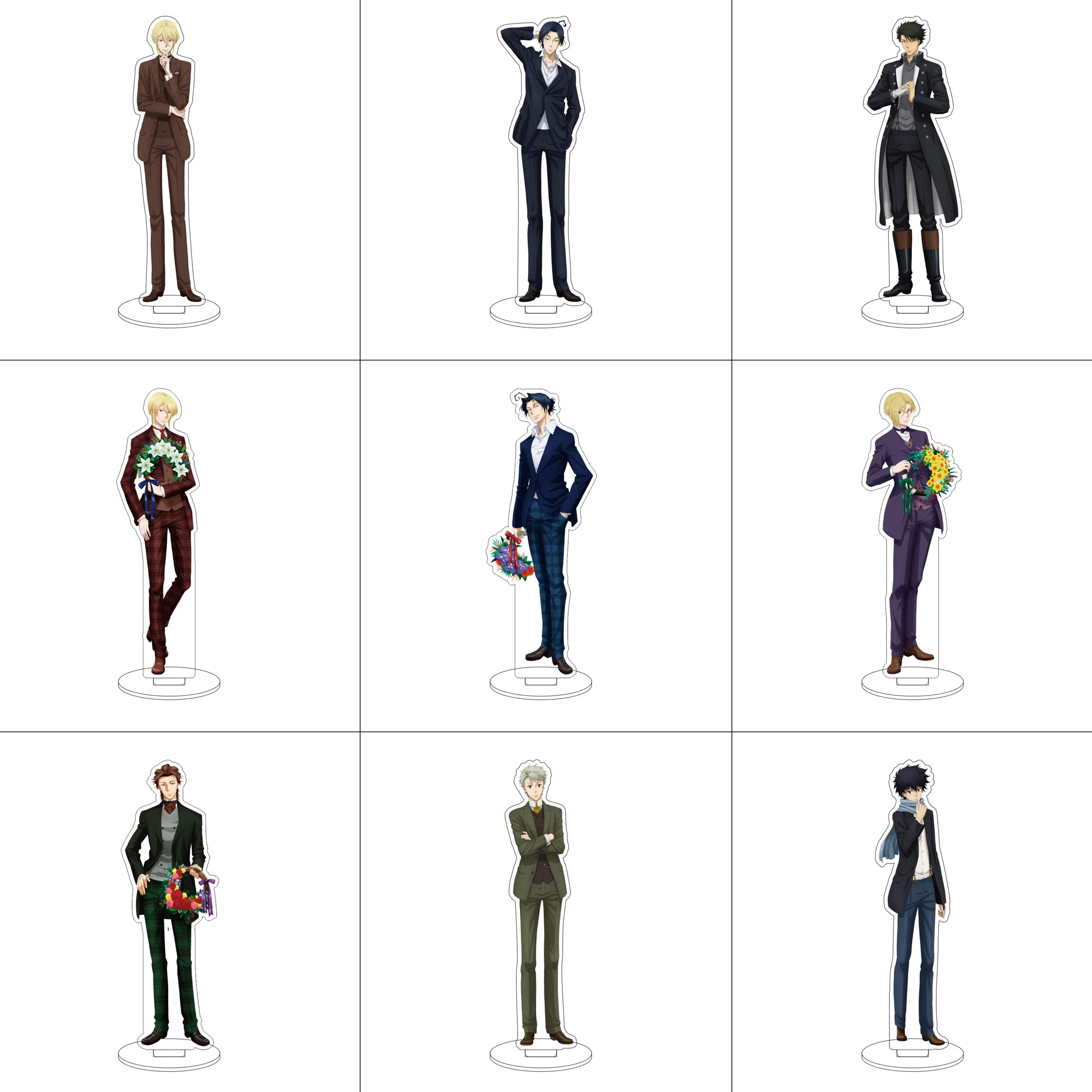 Anime MORIARTY THE PATRIOT Acrylic Stand Ornaments Fred Porlock William James Moriarty Figure Stand Halloween Gifts