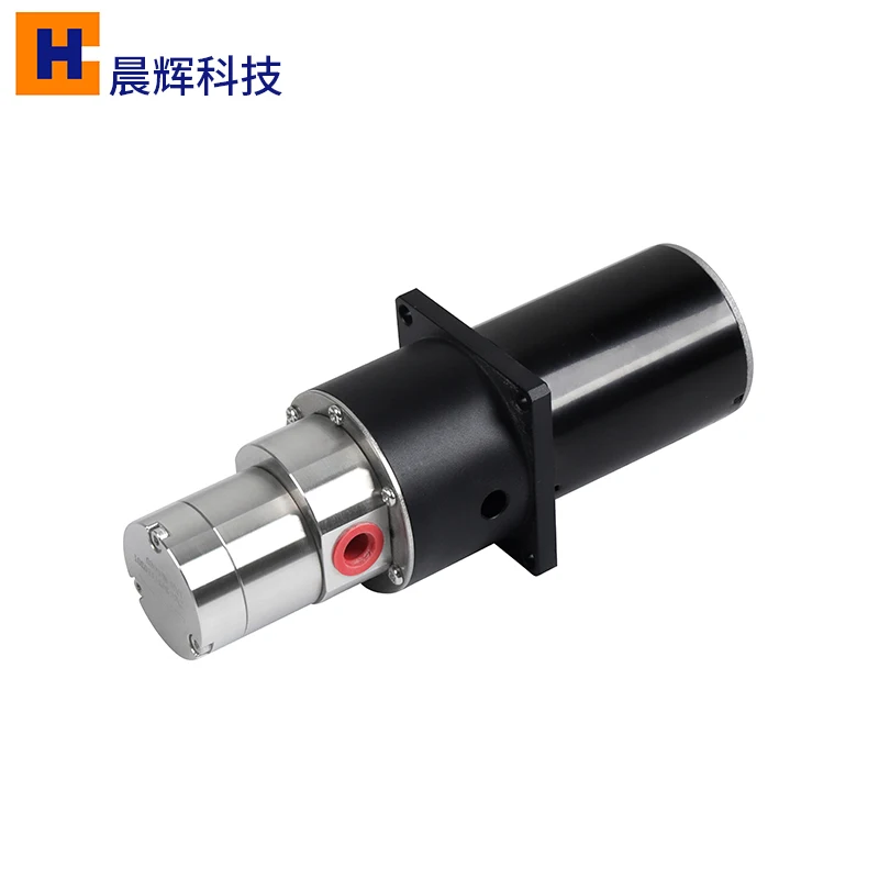 Industrial Stainless Steel Brush DC24V 60W Dosing Pump Micro Magnetic Gear Drive Pump For Chemical Liquid Filling