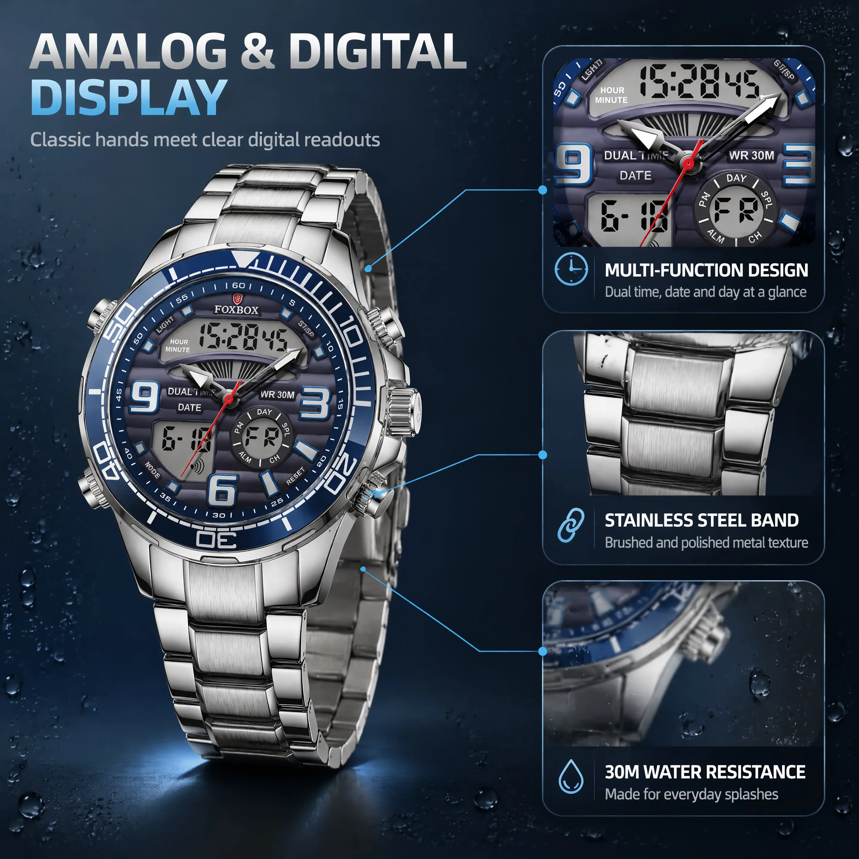 Luxury Watch All Brands - LIGE Top Brand Luxury Digital Mens