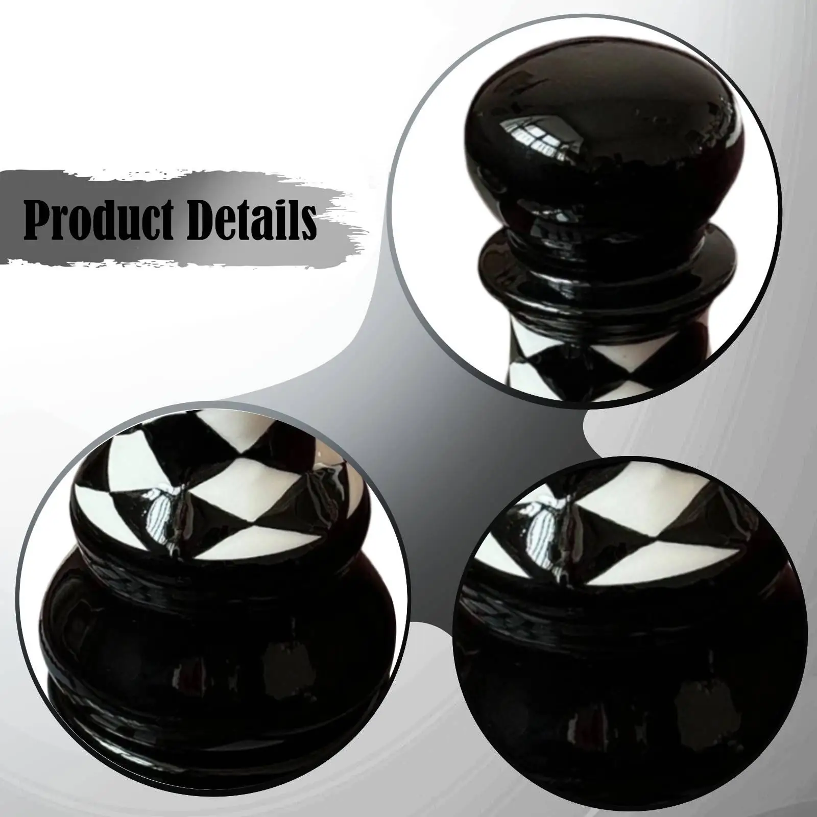 Chess Piece Toothpick Holder Luxury Ceramic Dispenser Kitchen Countertop Decorative Accessory for Home