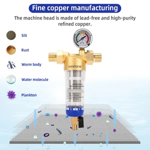 OSWNKW-05 ön filtre, arıtma, tüm ev spin down sediment su filtreleme sistemi ön filtre, merkezi filtre örgü, paslanmaz çelik 8 en çok satan, ön filtre, no. 5