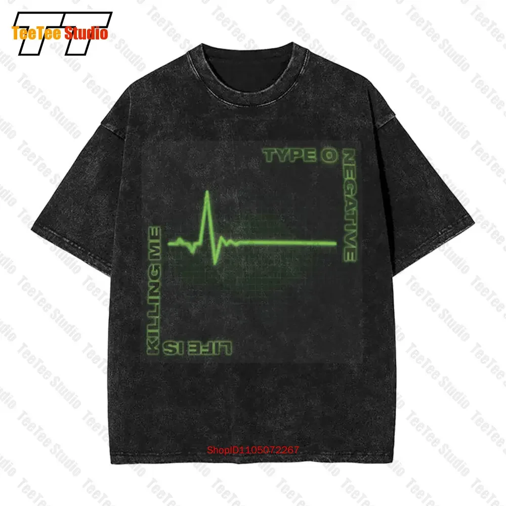 Type O Negative Band Life Is Killing Me Peter Steel Carnivore Vintage Oversized T-Shirt XDOG