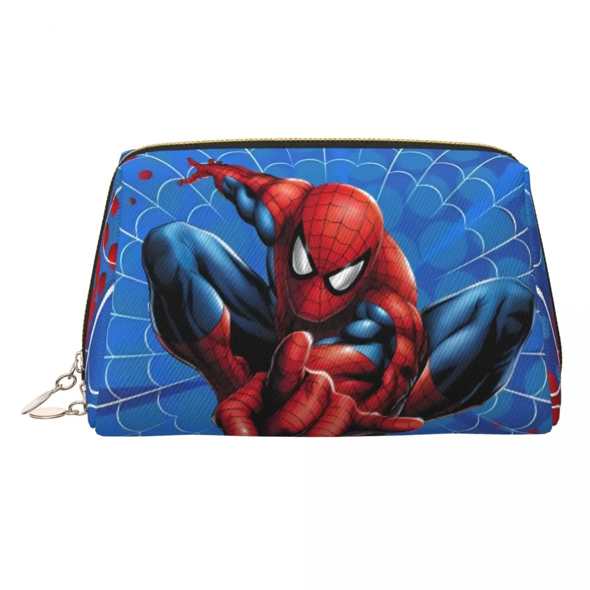 

Дорожная косметичка Kawaii Spider Man на заказ, женская косметичка для супергероя, горячая косметичка для макияжа, комплект Dopp для хранения красоты