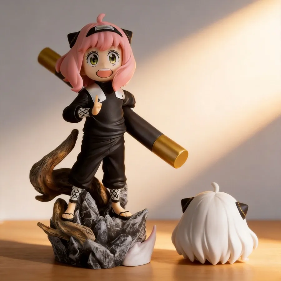 

Spy x Family Anya (Cosplay Sarutobi) Figure 18cm Anime Collectible for Desktop Decoration Ideal Gift for Fans