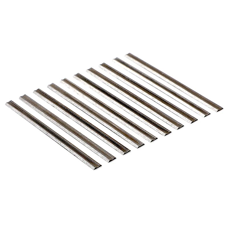 10PCS 82mm High Carbon Steel Blades Knives For Woodworking Power Tools Accessorie Disposable Planer Blades