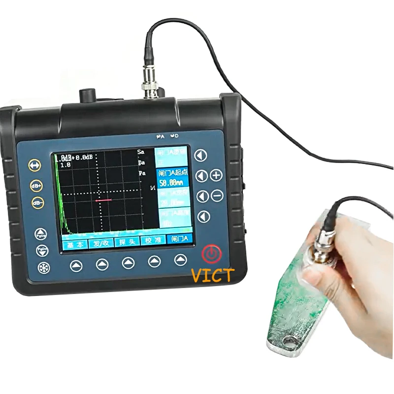 Detector ultrassônico de falhas para inspeção de solda