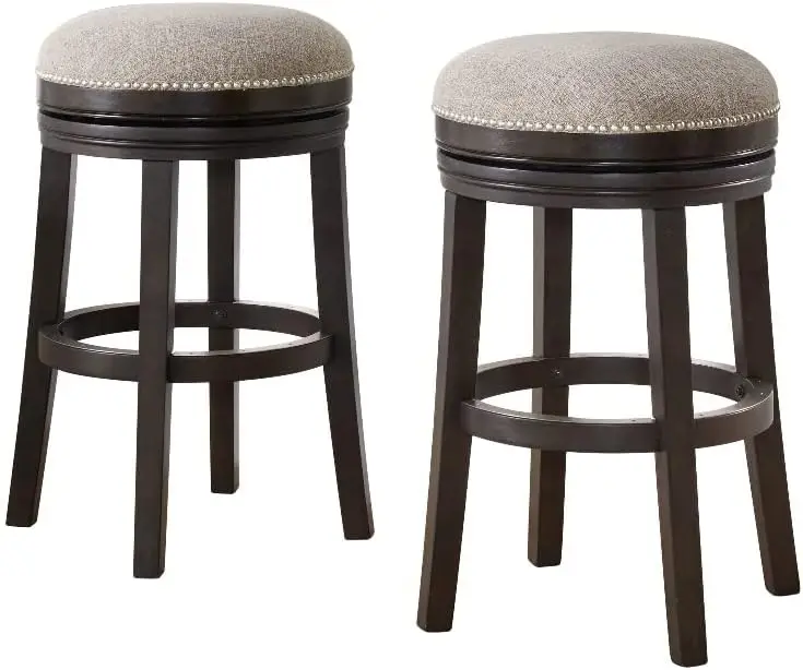 

Мебельная мебель alaтере, поворотный барный стул высотой, темно-коричневый, набор из 2