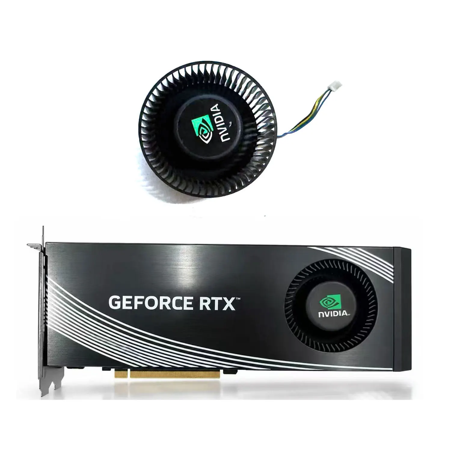 NEW 78.6MM 4PIN B128025BU DC 12V 2.0A RTX 4090 GPU fan for NVIDIA RTX4090 48G graphics card