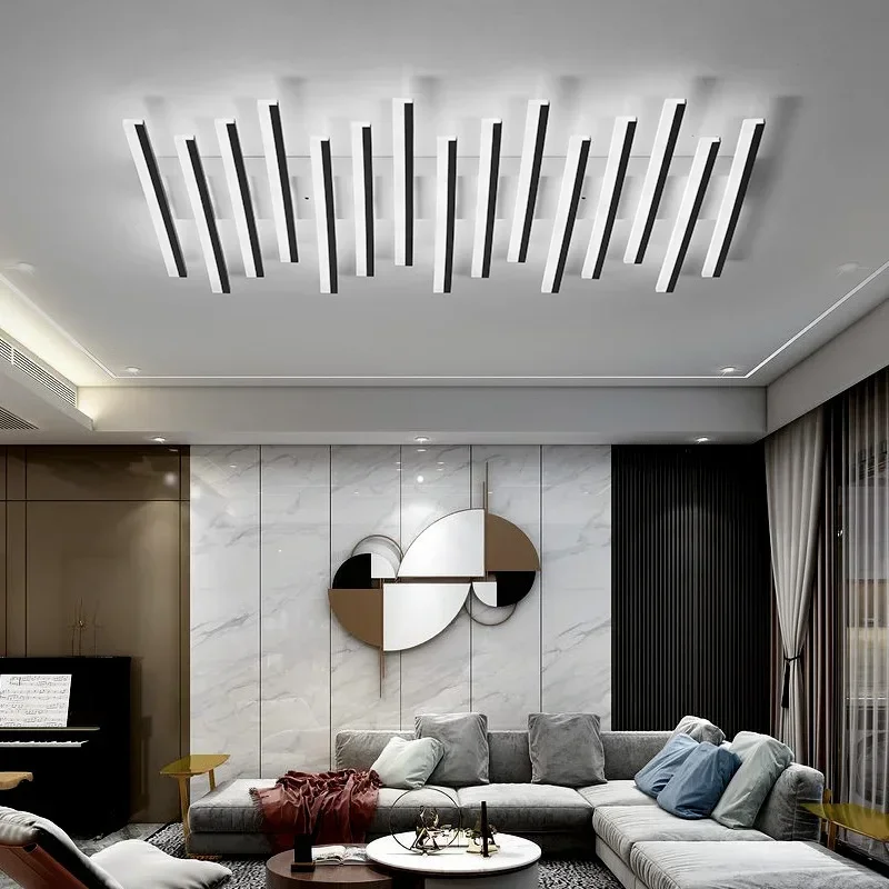 Rectangle Led Ceiling Light Nordic Designer Creative Lamp For Living Dining Room Bedroom Hotel Hall Home Decoration Room Light