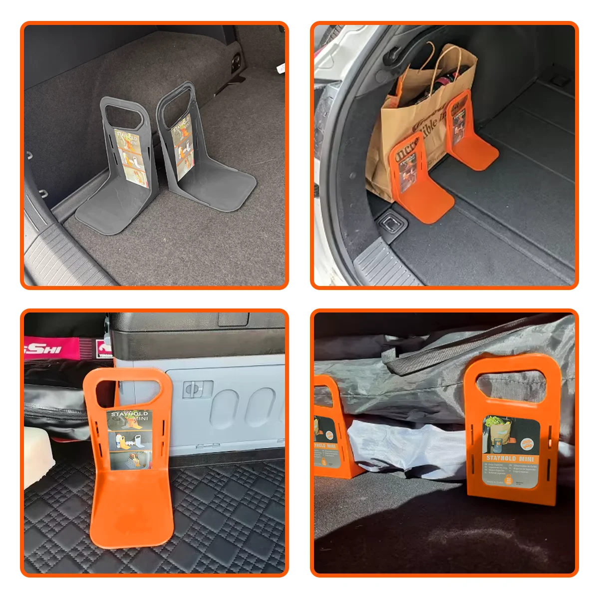1/2pcs Car Trunk Multifunctional Self-Adhesive Anti Slip And Anti Tilt Fixing Plate Right Angle Shockproof And Anti Slip Bracket image 6