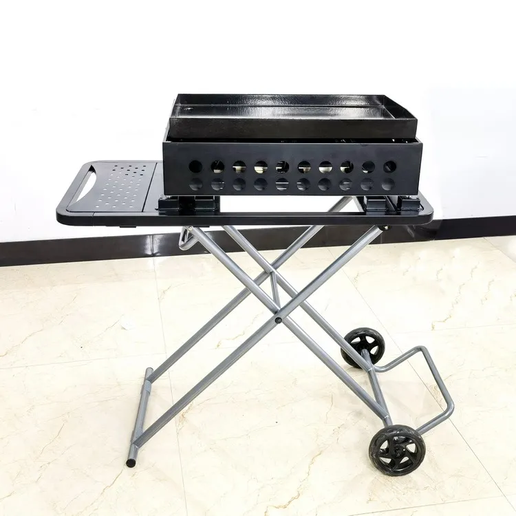* # Outdoor Top Gas Grill Cooking Station 3 Burner Gas Griddle for Camping 3 Burner Enameled Gas Griddle *