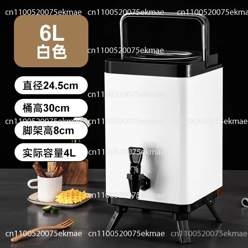 304 Stainless Steel Insulation Pot, Commercial Drinks Dispenser ,Large Capacity Storage Jug For Tea Shop, Outdoor Stall Kettle