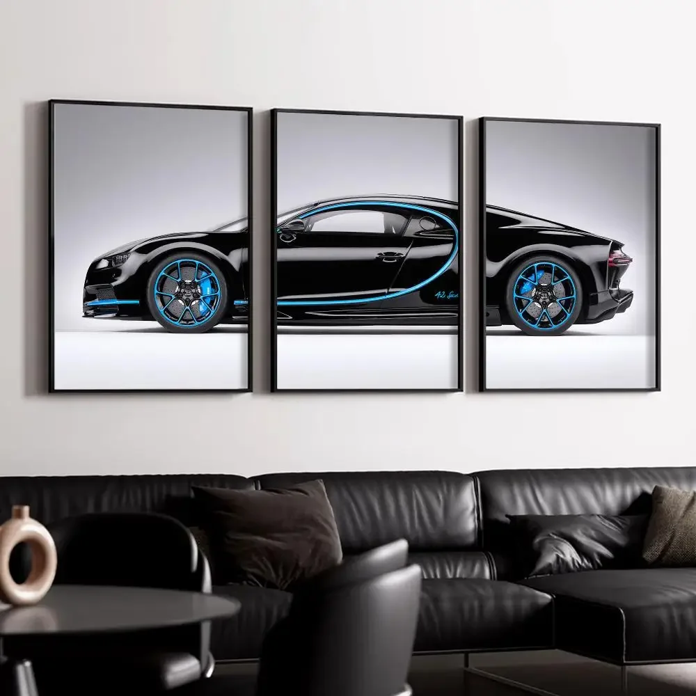 Ultimate Racing Supercar Painting Calligraphy Canvas Wall Art Poster Set for Bedroom Living Room Home Decor Prints Gift