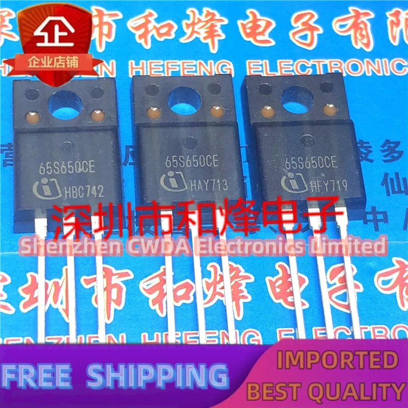 10PCS-20PCS  IPA65R650CE 65S650CE TO-220F N10A 650V MOS In Stock Can Be Purchased