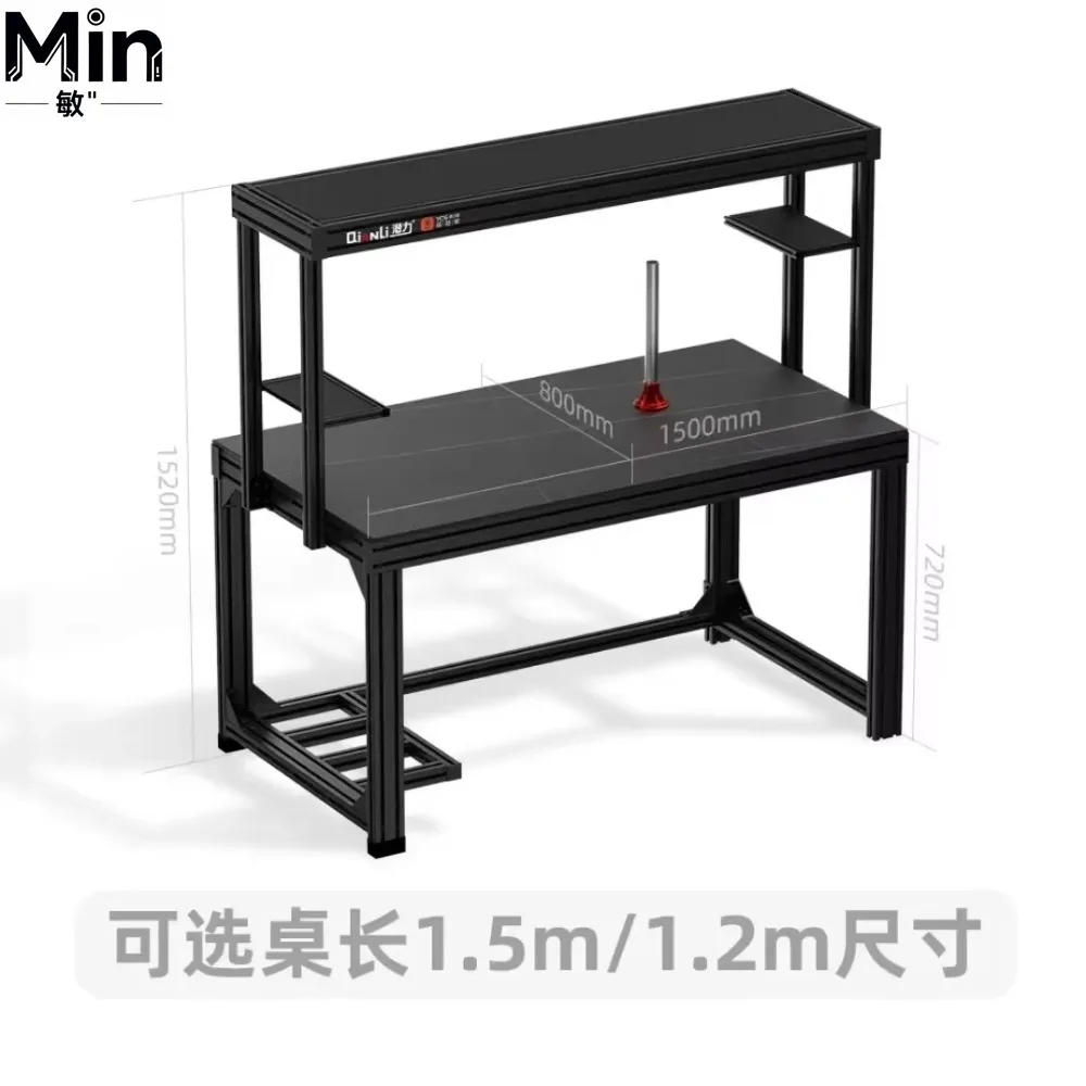 1.2m 1.5m Professional Repair Work Desk Heavy Static-Free Workbench for Cellphone Electronic Device Maintenance Lab