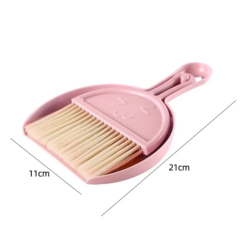 Desktop Mini Broom Set Tools, Small Broom for Desk, Office Desk and Dining Table, Dustpan Combination
