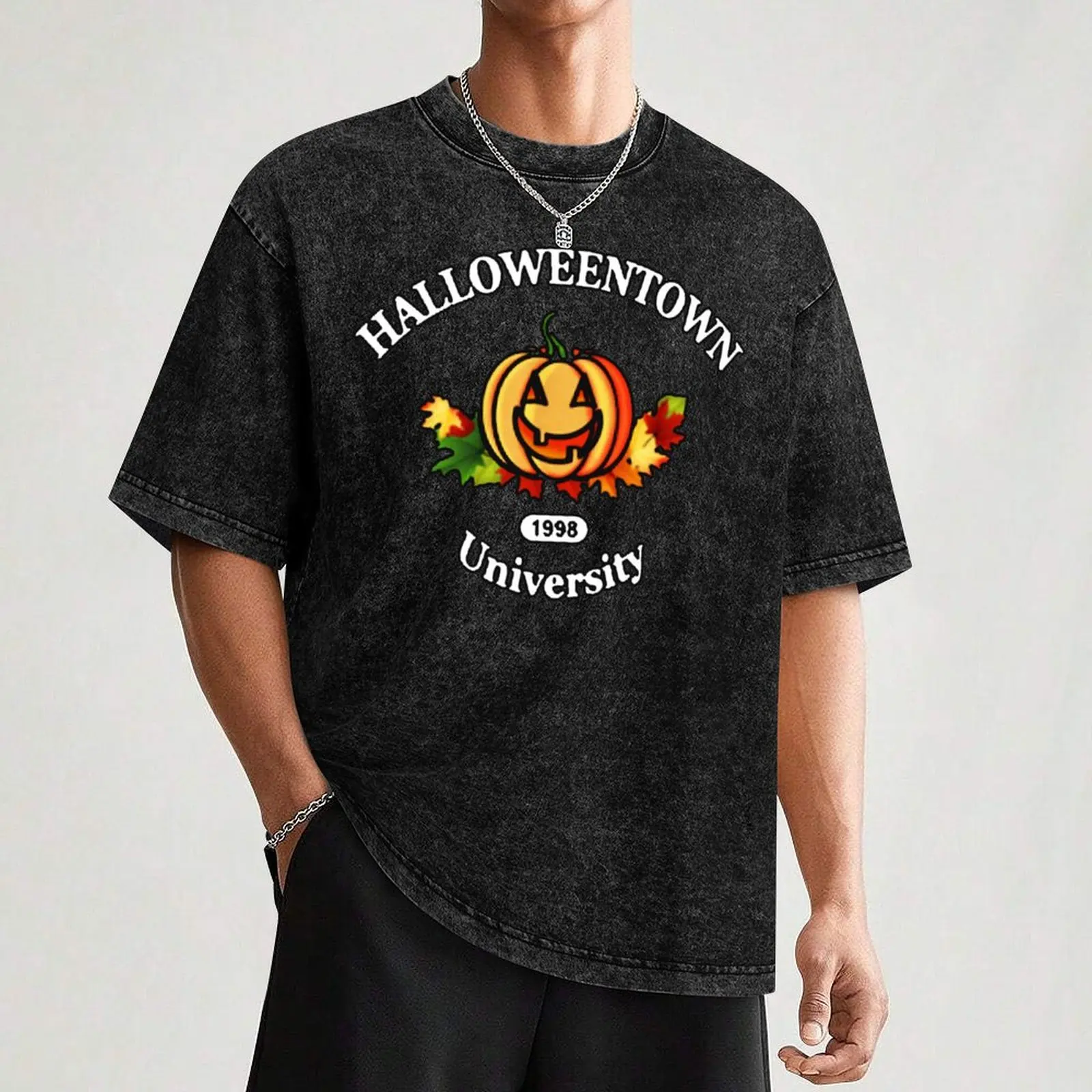 Halloweentown T-Shirt Work Outdoor T-Shirt for Men