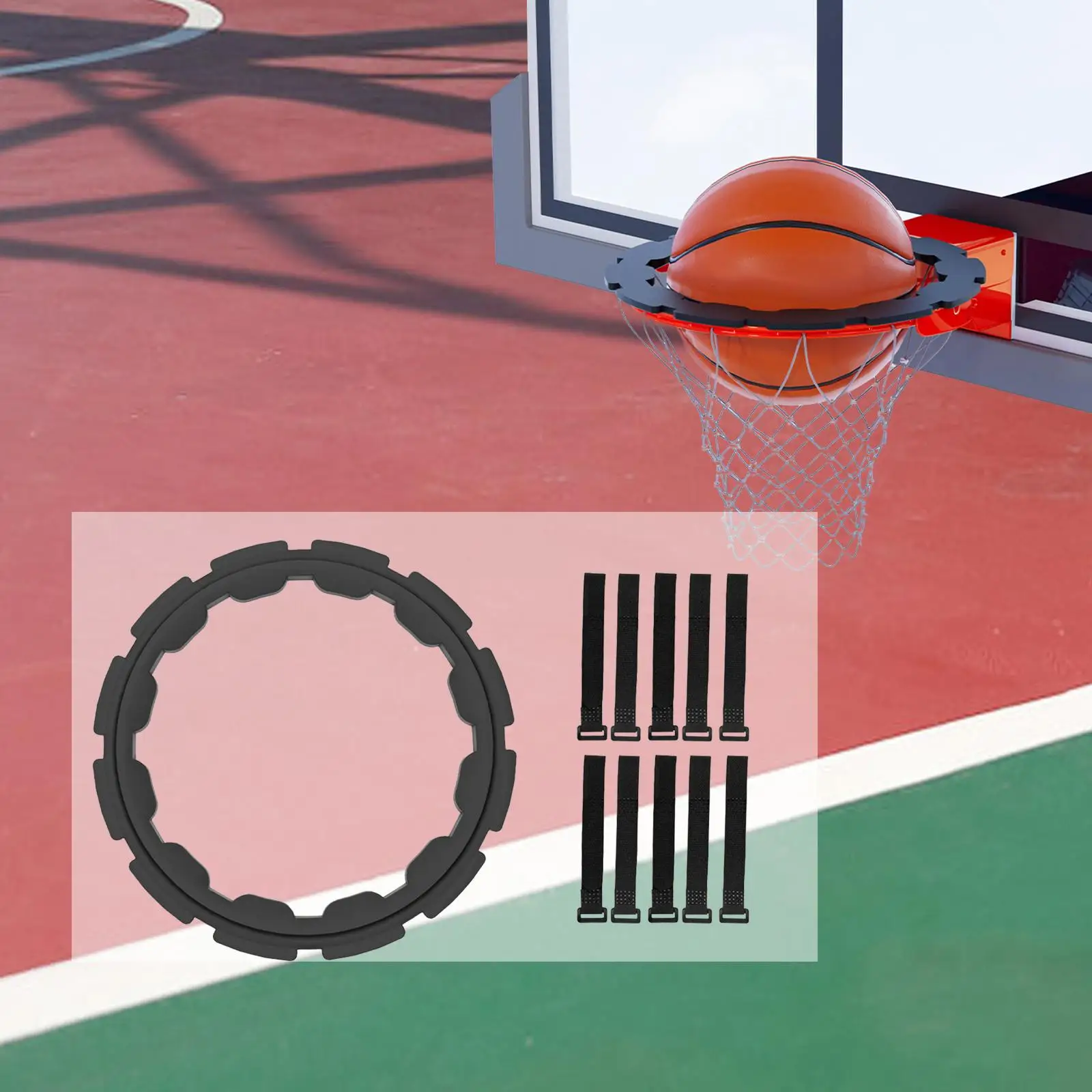 

Basketball Hoop Shooter Removable Rim Reducer for Shooting Exercise Training