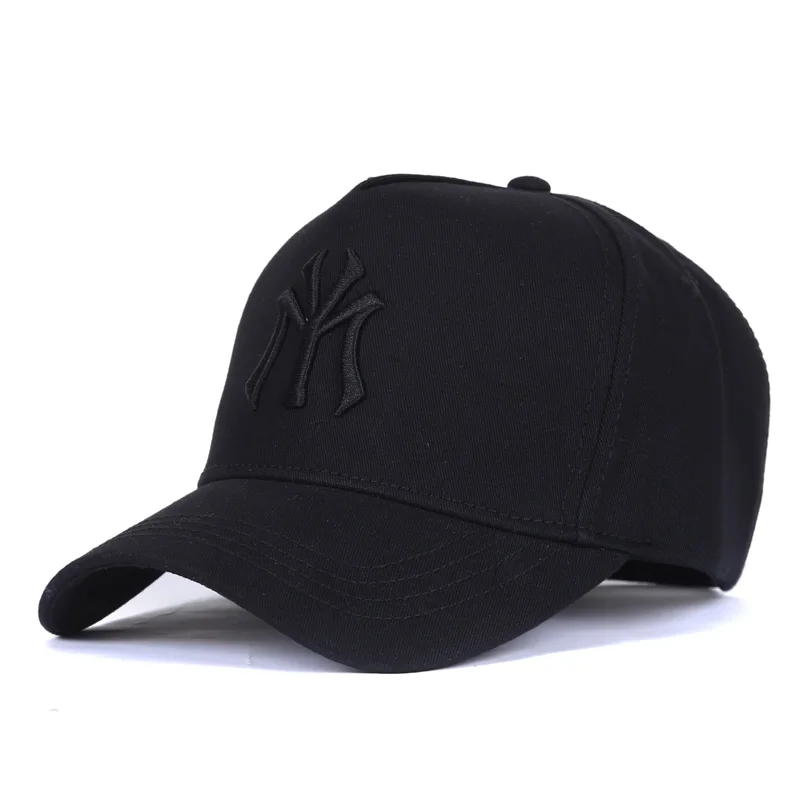 Unisex MY Letter Embroidery Snapback Baseball Caps Spring and Autumn Outdoor Adjustable Casual Hats Sunscreen Hat