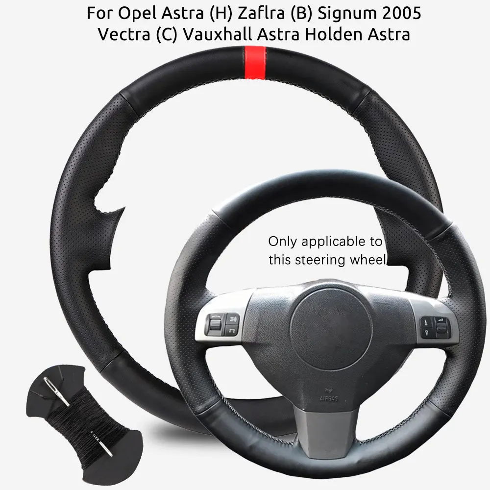 

Customized Car Steering Wheel Braiding Cover For Opel Astra (H) Zaflra (B) Signum 2005 Vectra (C) Vauxhall Astra Holden Astra