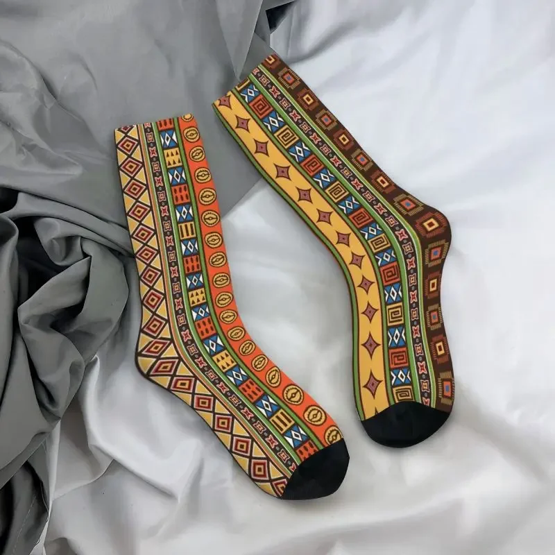 Calcetines con estampado africano de Kitenge Ankara para hombre, calcetín Unisex divertido de arte étnico africano para primavera, verano, Otoño e Invierno