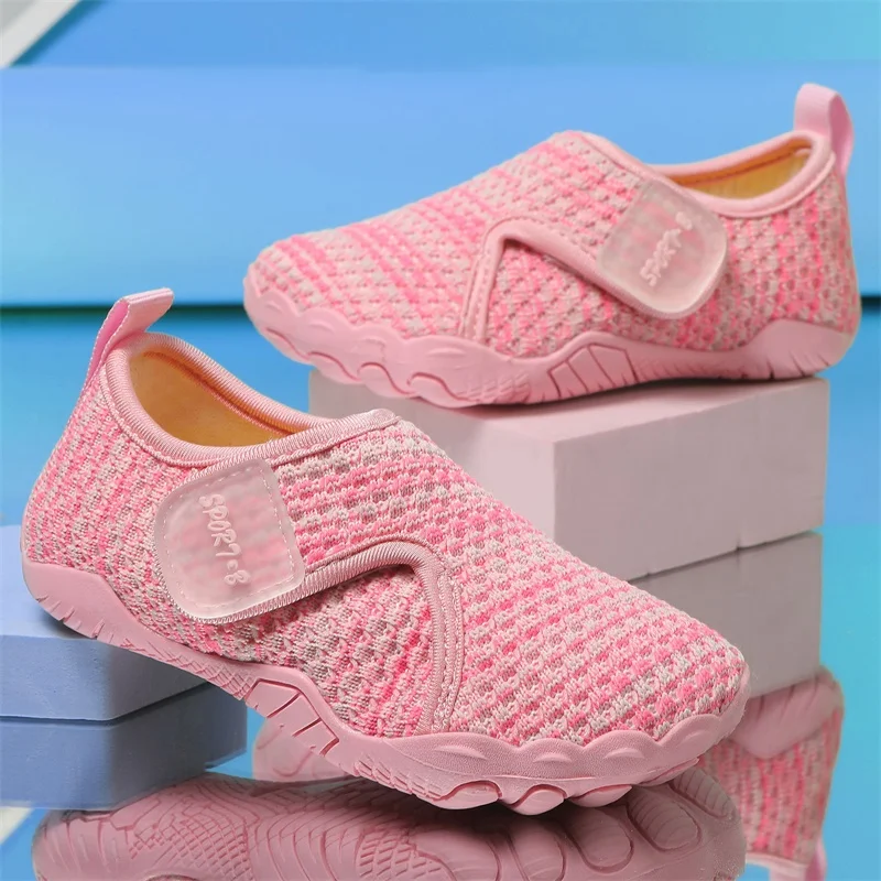 

New Kids Anti Slip Aqua Shoes Summer Outdoor Beach Quick Drying Shoes Boy Breathable Non Slip Aqua Shoe Upstream Wading Footwear