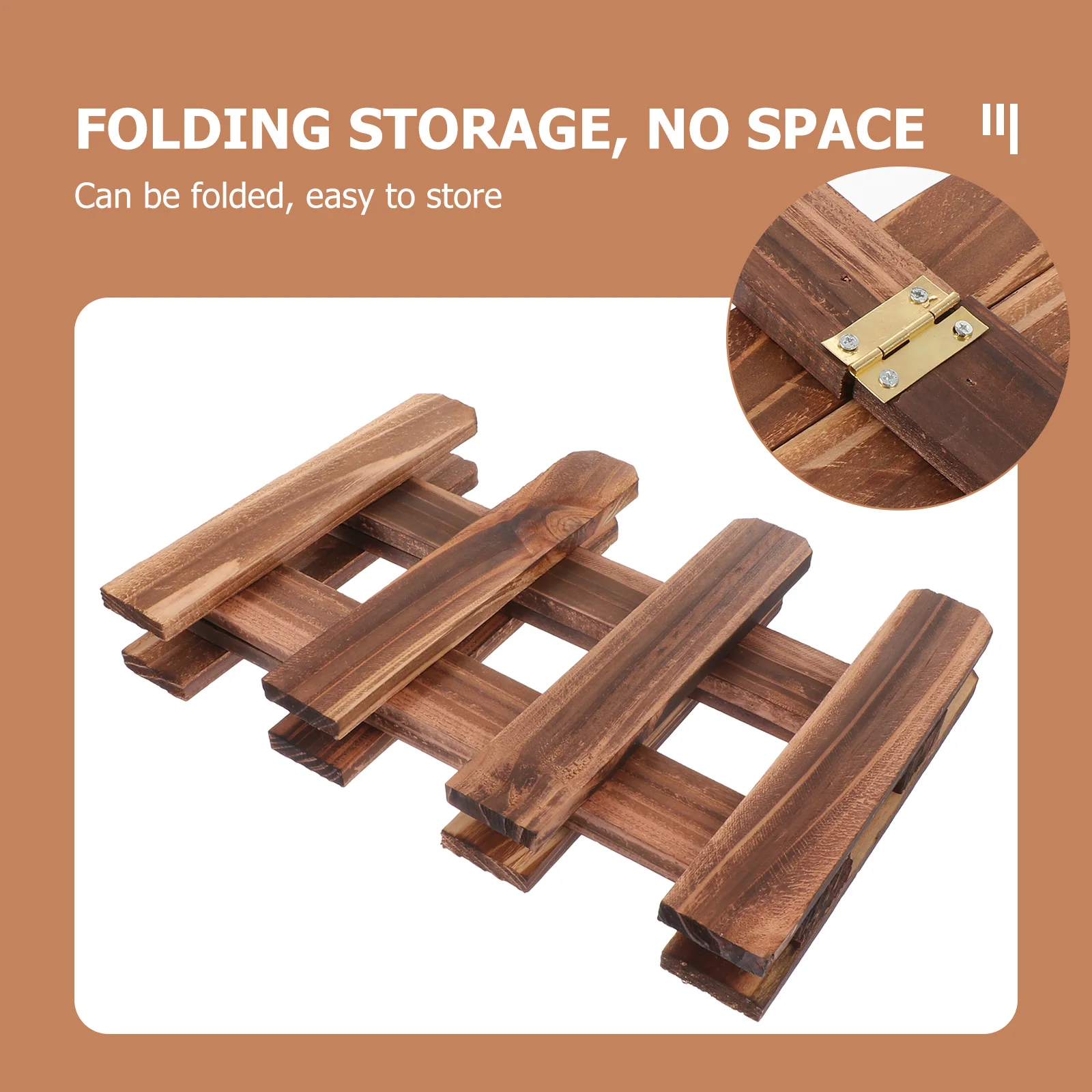 

Wooden Fence 20cmx60cm Anti corrosive Carbonized Garden Balcony Yard Fencing Courtyard Partition Reusable Durable Lawn