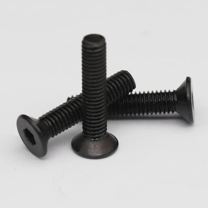 M3 M3*16/18/20/22/25/28/30/35/40/50 10.9 Grade Black Carbon Steel DIN7991 Flat Countersunk Head Inner Hex Hexagon Socket Screw